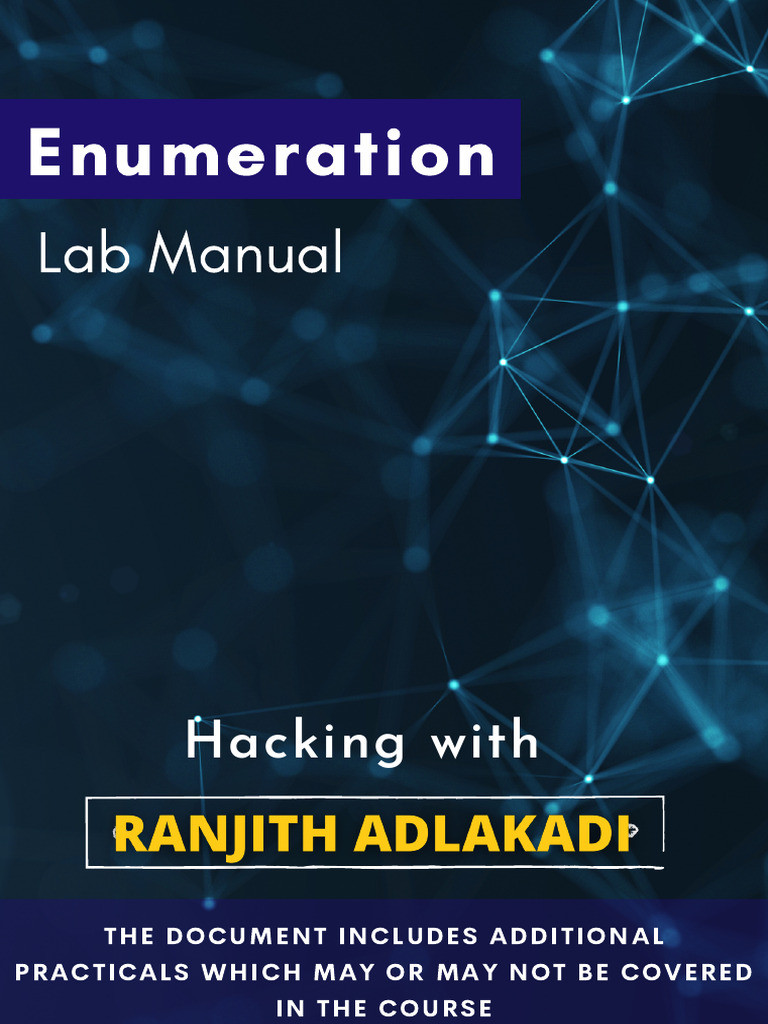 Nmap Enumeration Commands Overview | PDF | Domain Name System | Password