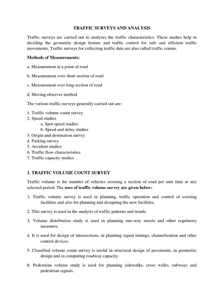Traffic Engineering chp2 | PDF | Traffic | Parking