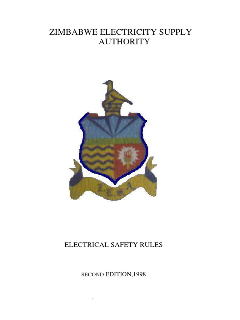 Electrical Safety Rules Overview | PDF | Electrical Substation ...