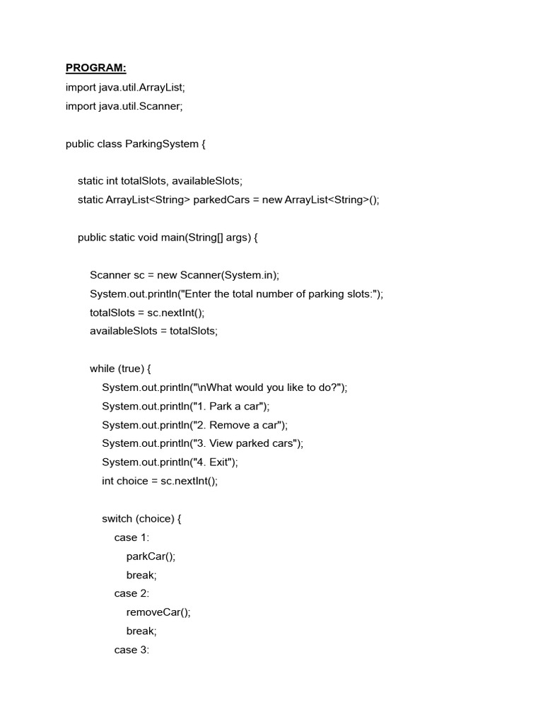 Miniproject Java | PDF | Software Development | Computer Science