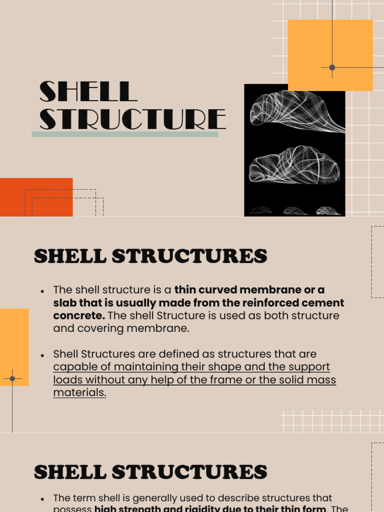 Overview of Shell Structures and Types | PDF | Dome | Beam (Structure)