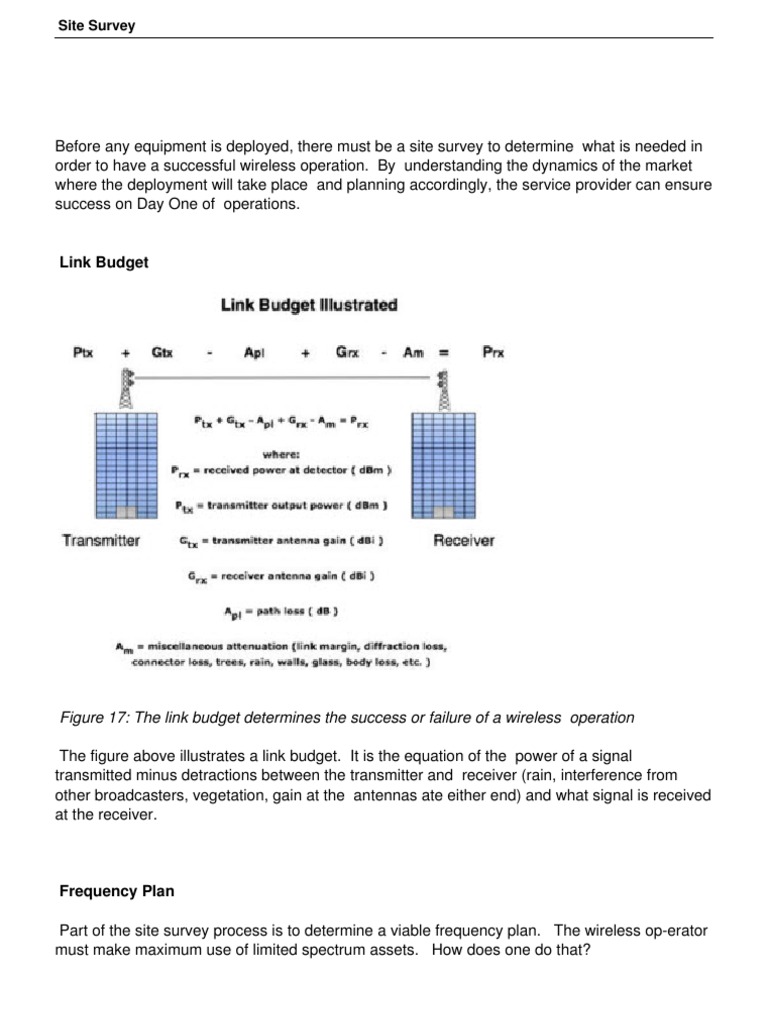 Wireless Site Survey Essentials | PDF | Technology & Engineering