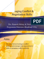 Conflict Management and Negotiation Skills