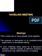 Handling Meeting