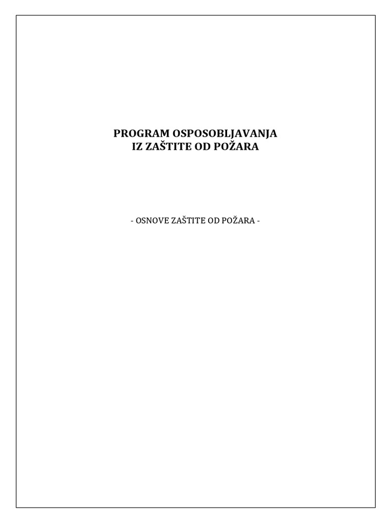 Program Pozar | PDF