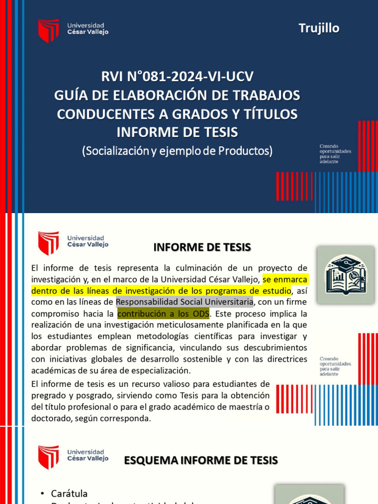 Guía para Elaborar Informes de Tesis | PDF | Diseño de la investigación ...