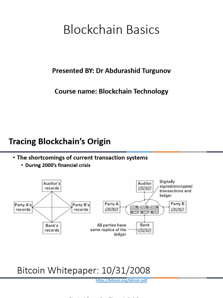 Blockchain Technology Course Lecture 1 Pdf Public Key Certificate