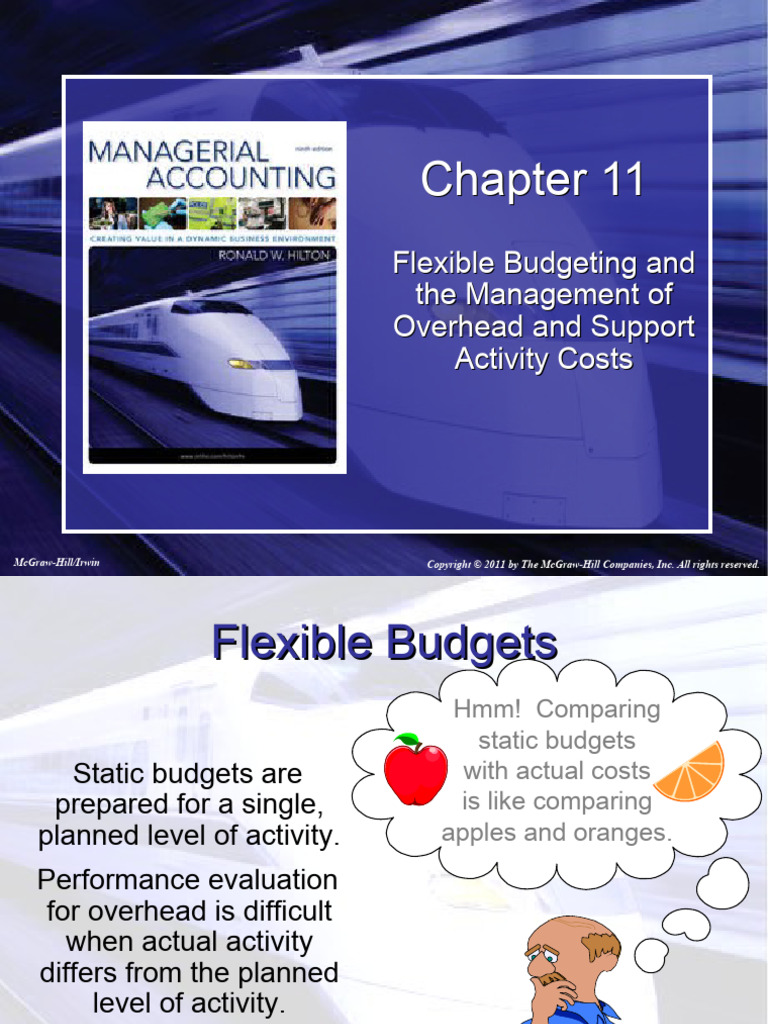 Chap011 flexible budgeting and the management of overhead and support