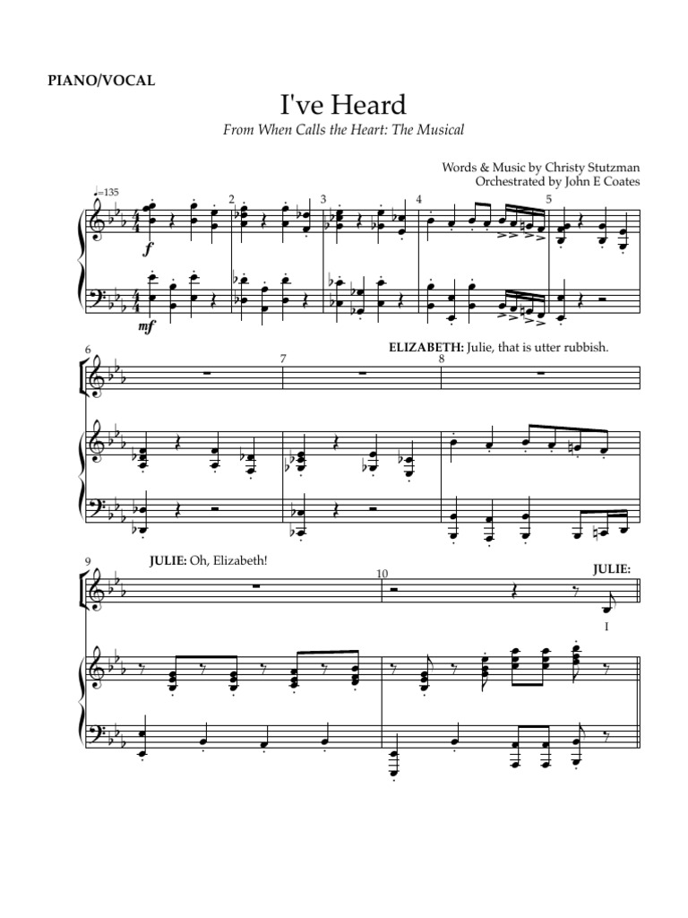 05 - I've Heard-Piano&vocal | PDF | Poèmes