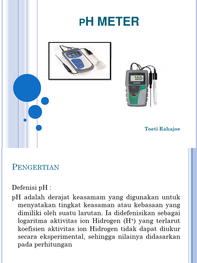 Ph Meter Pdf