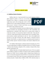 Capitolul 1. TEHNICA BANCARĂ: 1.1. Raiffeisen Bank În România