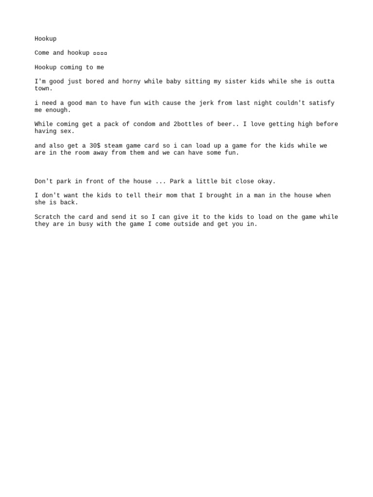 Hookup Format PDF