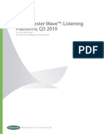 The Forrester Wave Listening Platforms Q3 2010 FINAL