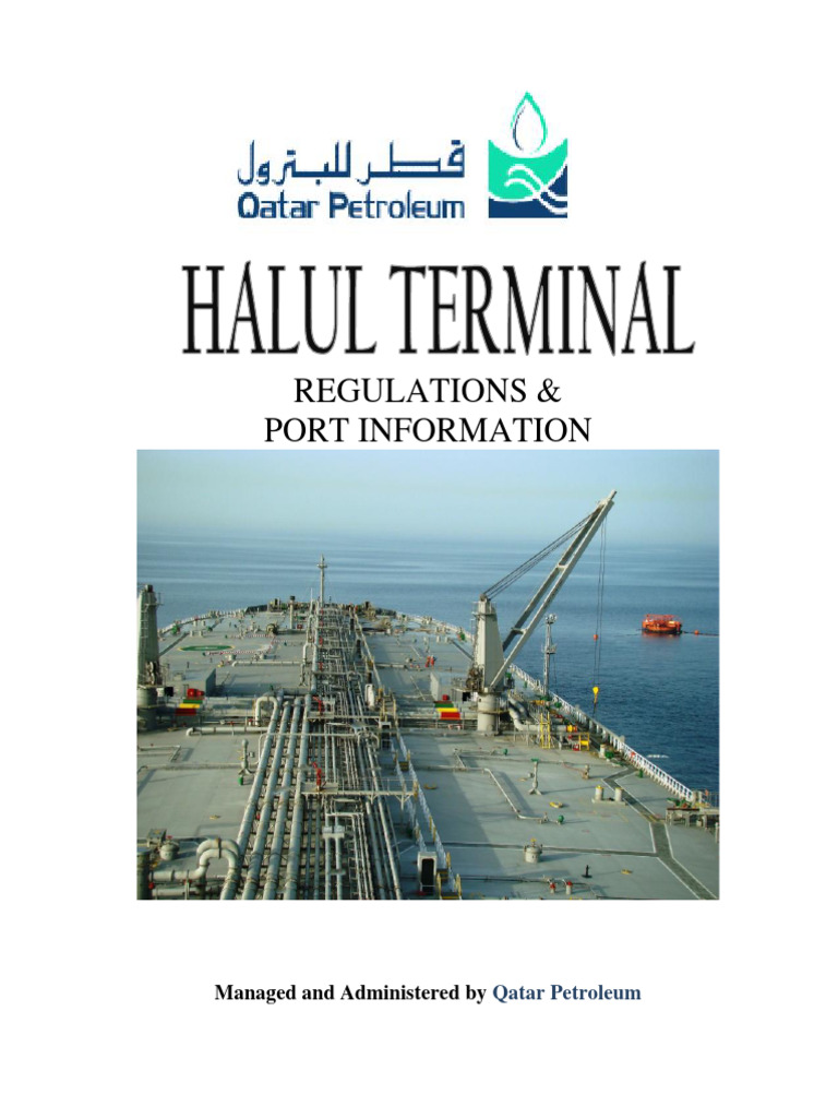 Halul Island - Port Regulations & Terminal Information | PDF | Oil ...