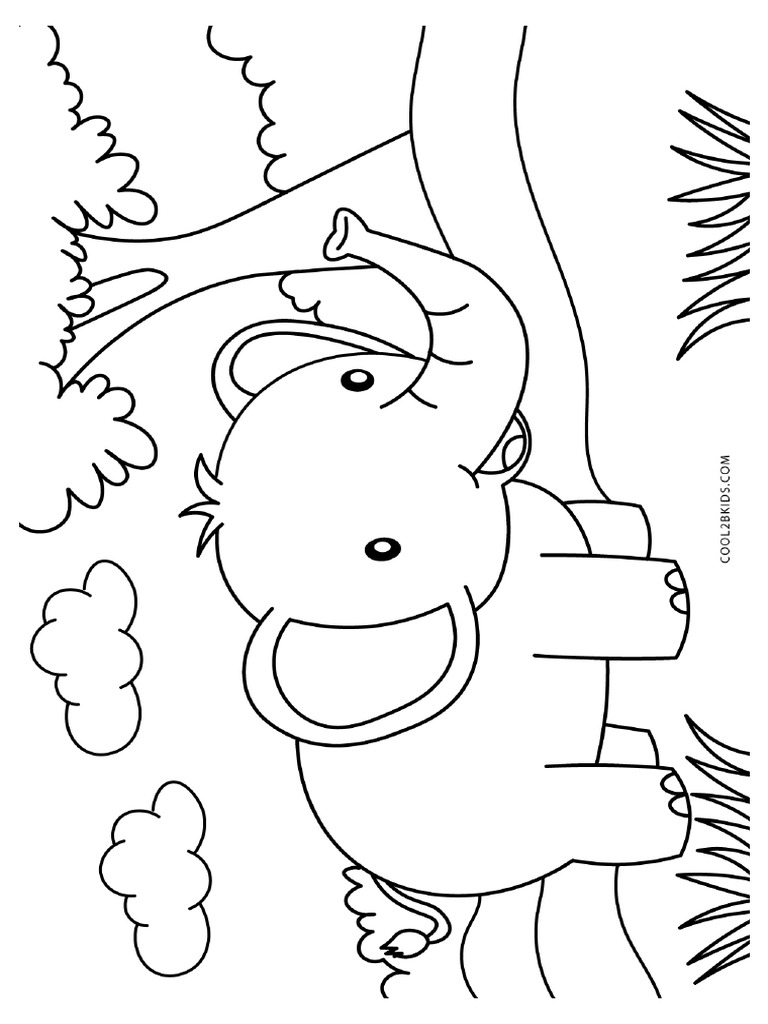 Documento PDF con una variedad de dibujos infantiles listos para imprimir y colorear.