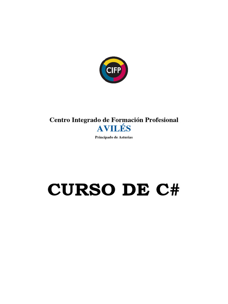 Curso de CSharp | PDF | C Sharp (lenguaje de programación) | Objeto ...