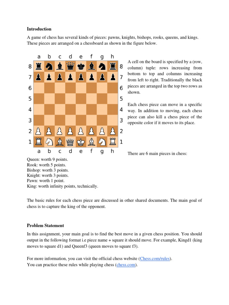 AI Based Chess Game Using Miximax and Alpha-Beta Prunning | PDF