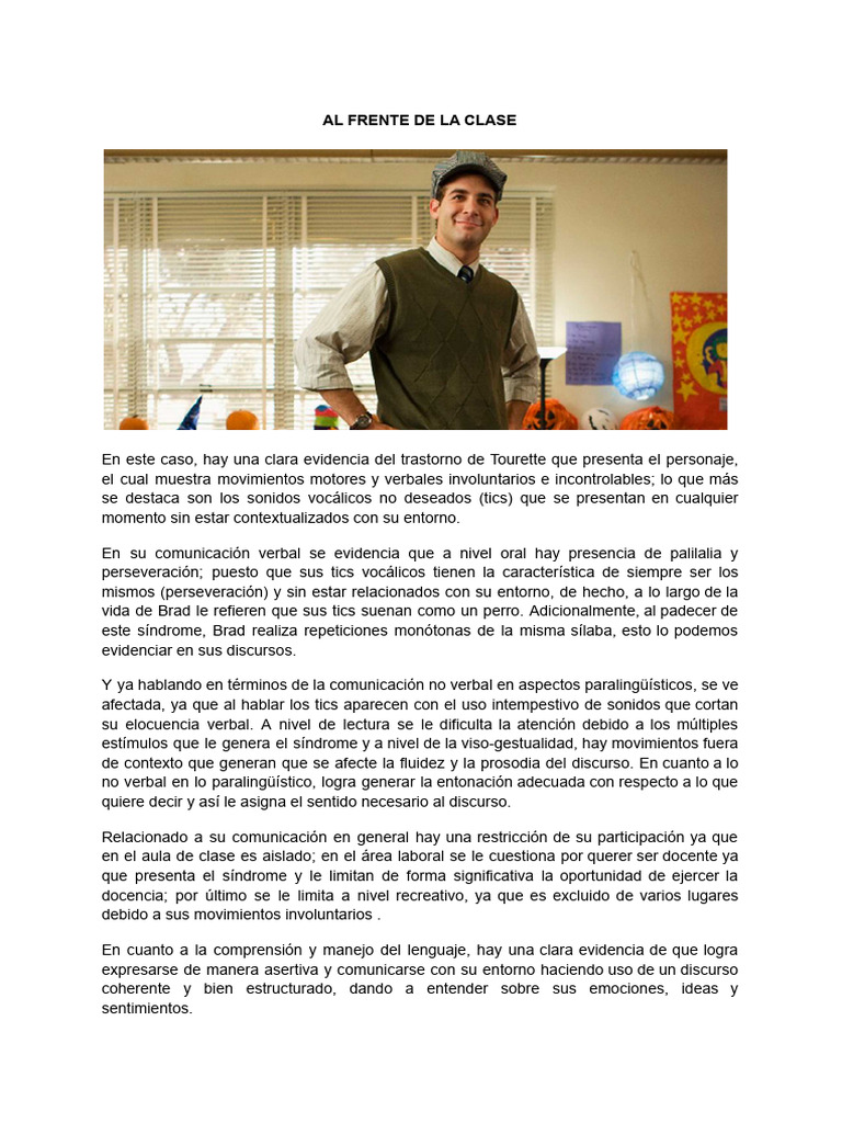 Al Frente de La Clase PDF