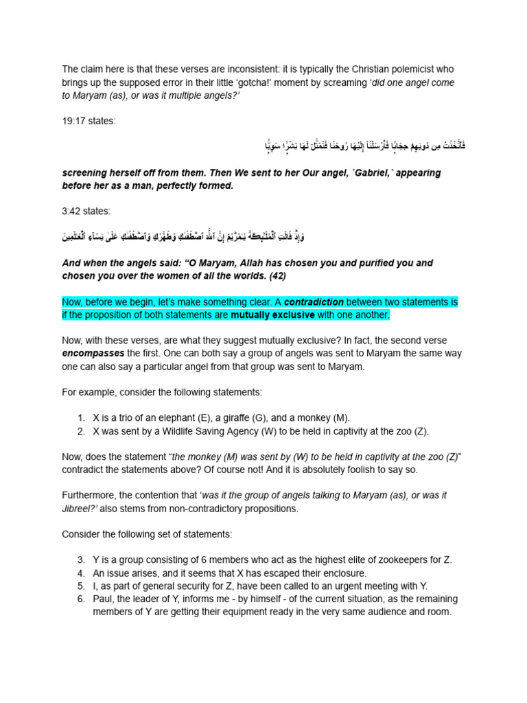 Do 1917 and 342 Contradict Each Other | PDF