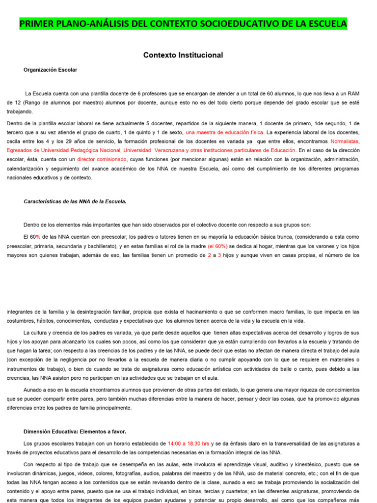 Plan Analitico 2do Completo | PDF | Enseñando | Maestros