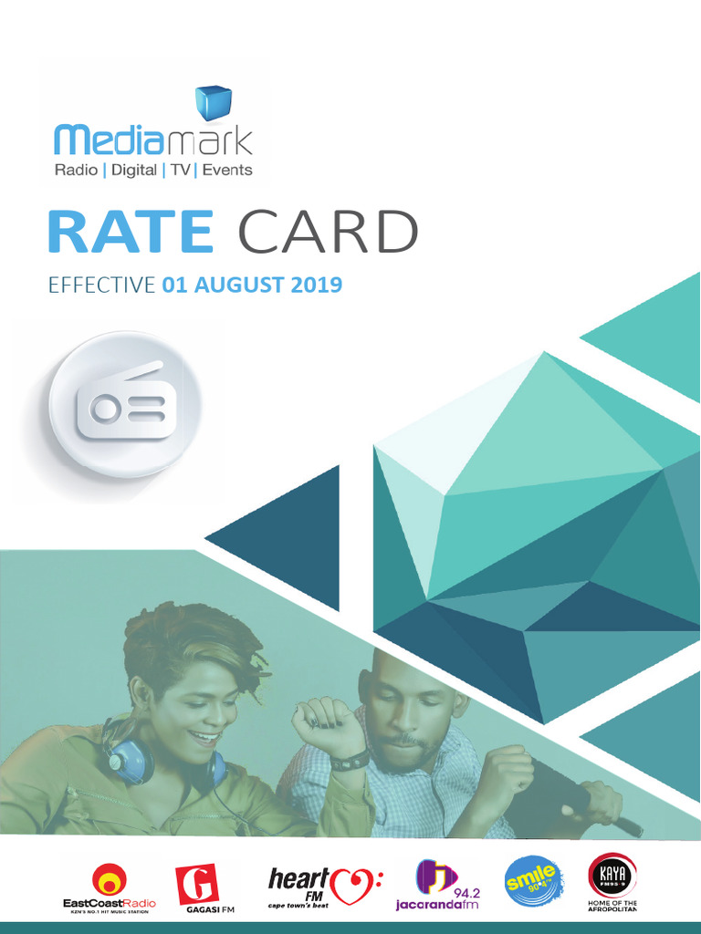 Mediamark Radio Rate Card 2019 | PDF | Social Media | Popular Culture ...
