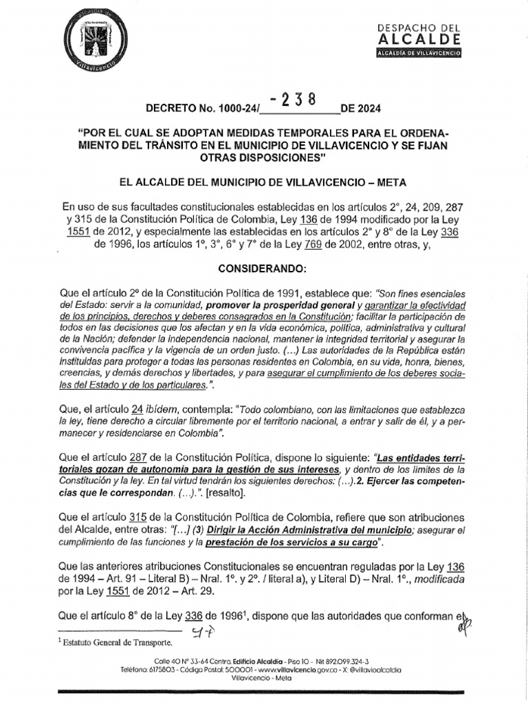 Decreto No. 493 07