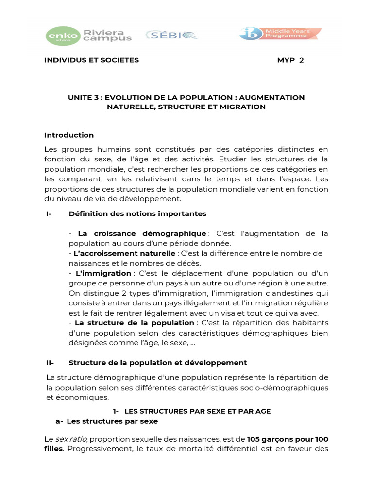Évolution de la population mondiale | PDF | Croissance économique | Chômage
