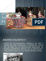 Efemerides Tabasqueñas