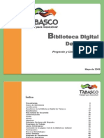 090531 Proyecto de Biblioteca Digital Para El Estado de Tabasco