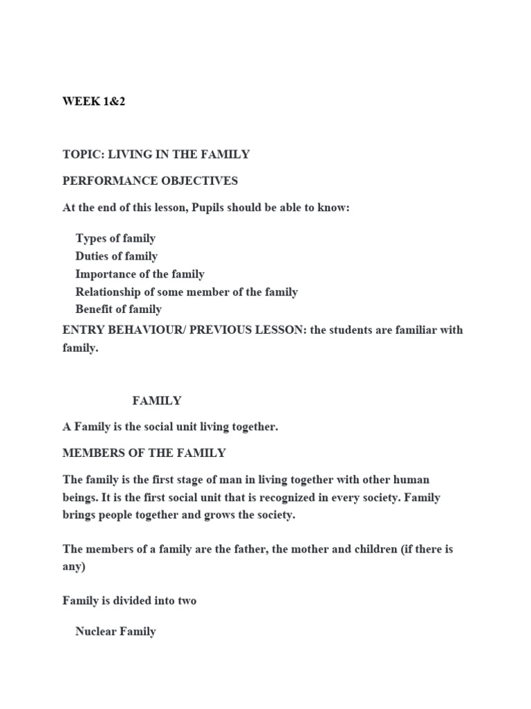 Understanding Family Structures and Roles | PDF | Family | Marriage