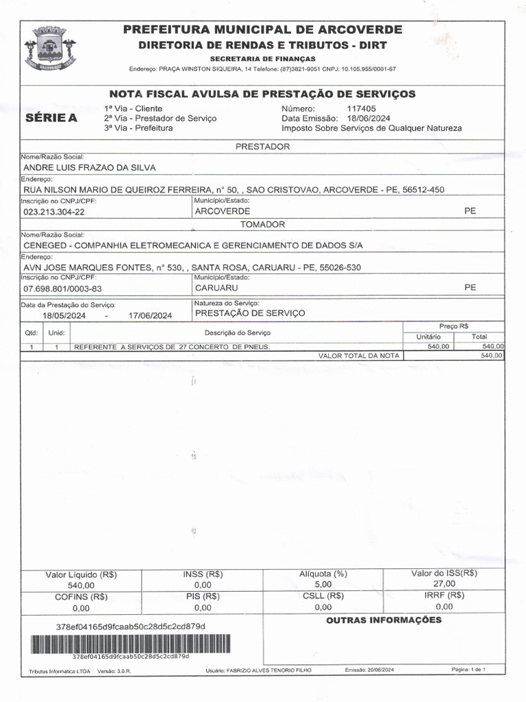 NFS 000117405 Andre Pe | PDF