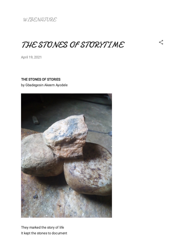 The Stones of Storytime | PDF