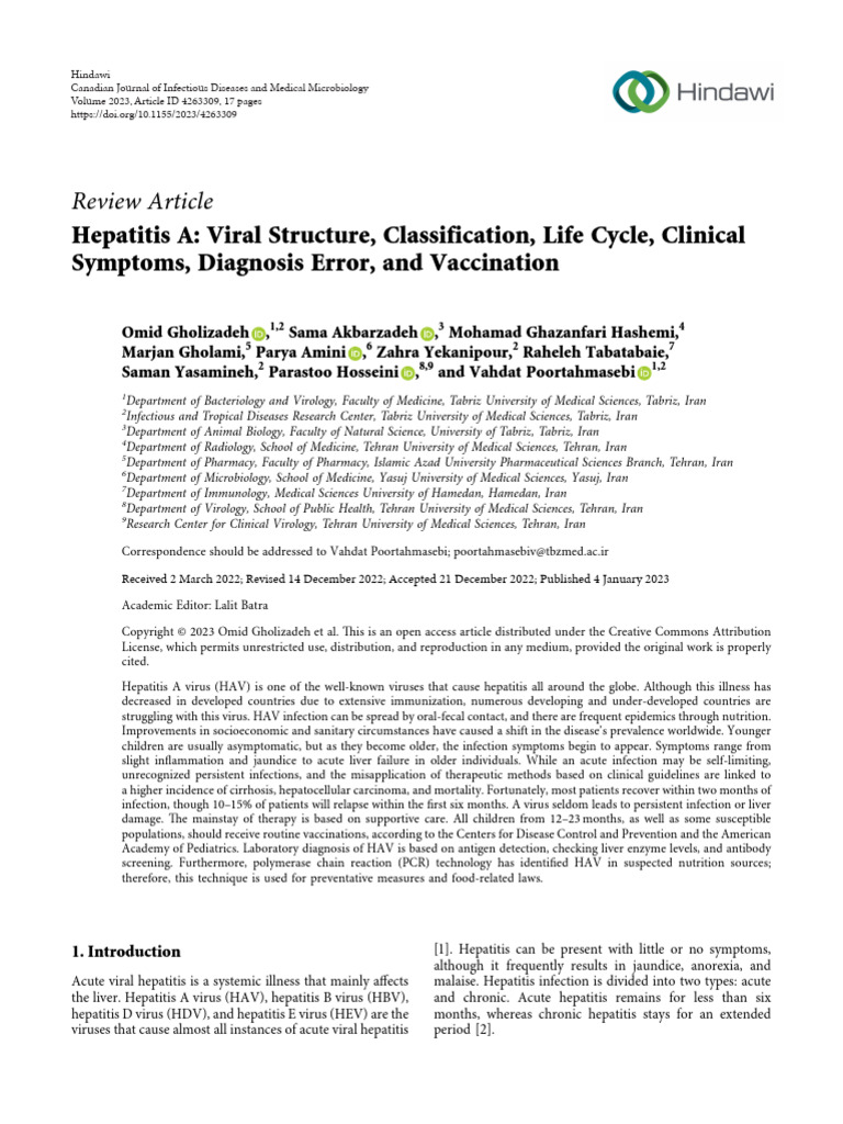 Jurn Hepatitis A | PDF | Hepatitis | Virus