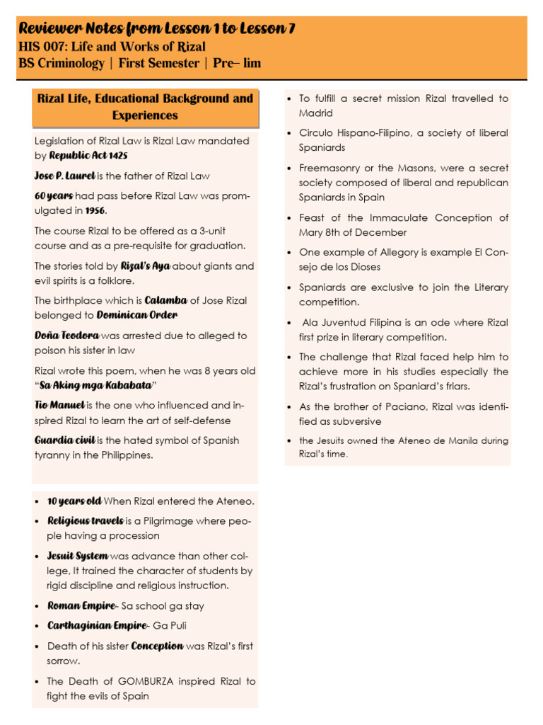 Summarize Notes | PDF | Philippines