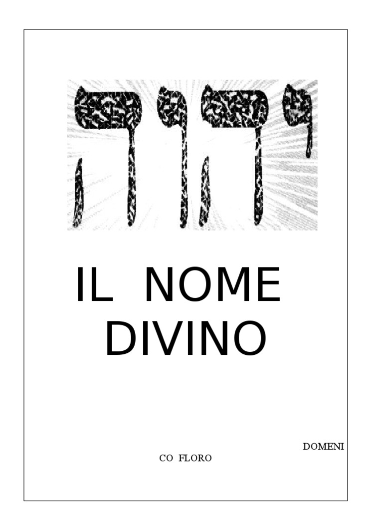 Il Nome di Dio
