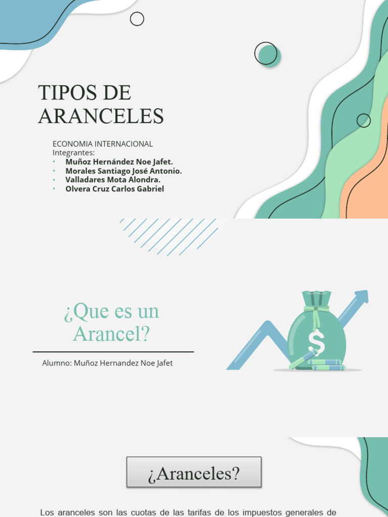 Tipos de Aranceles en Economía Internacional | PDF | Arancel | Impuestos