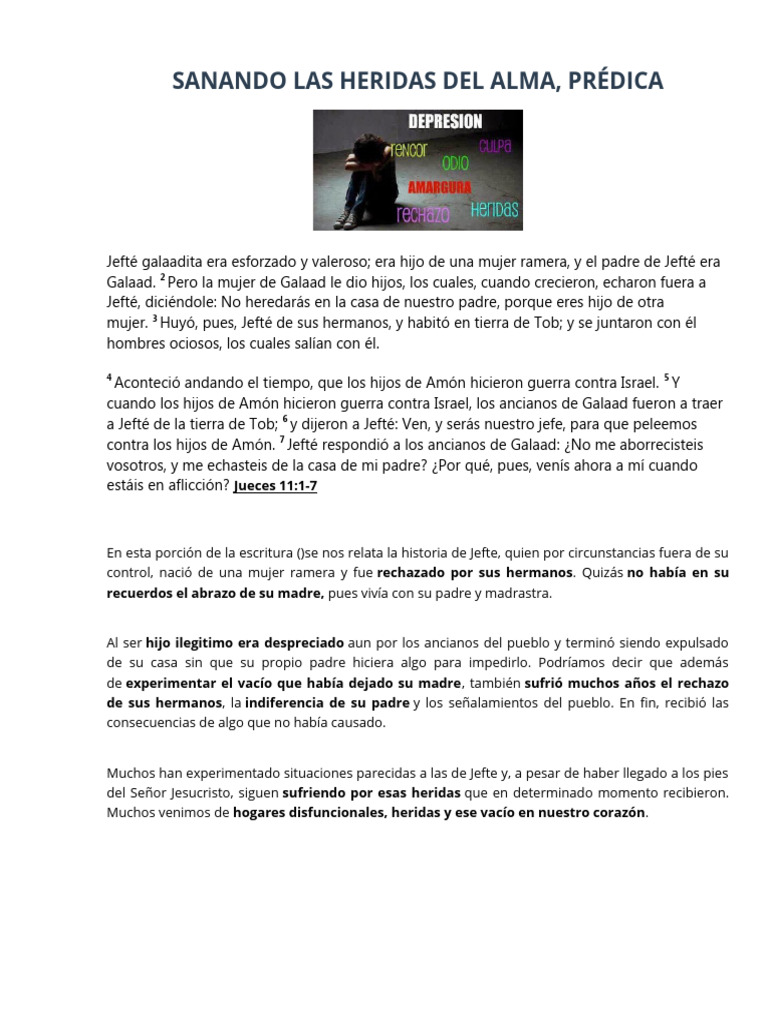 Heridas Del Pasado | PDF | Jacob