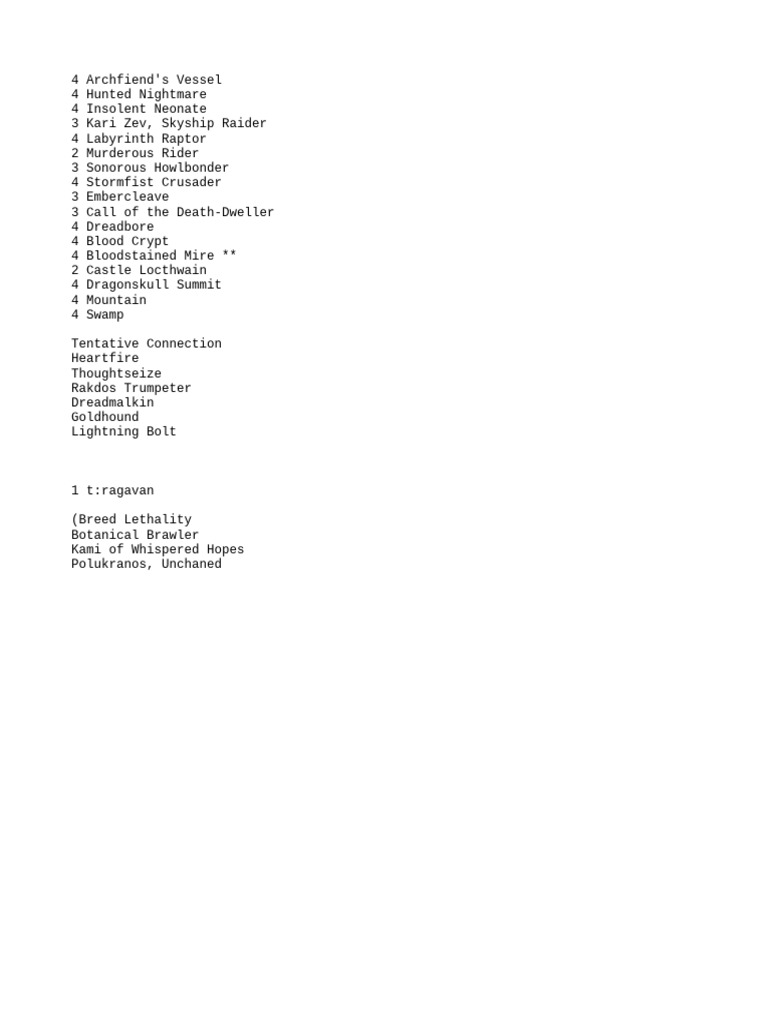MTG Cards PDF