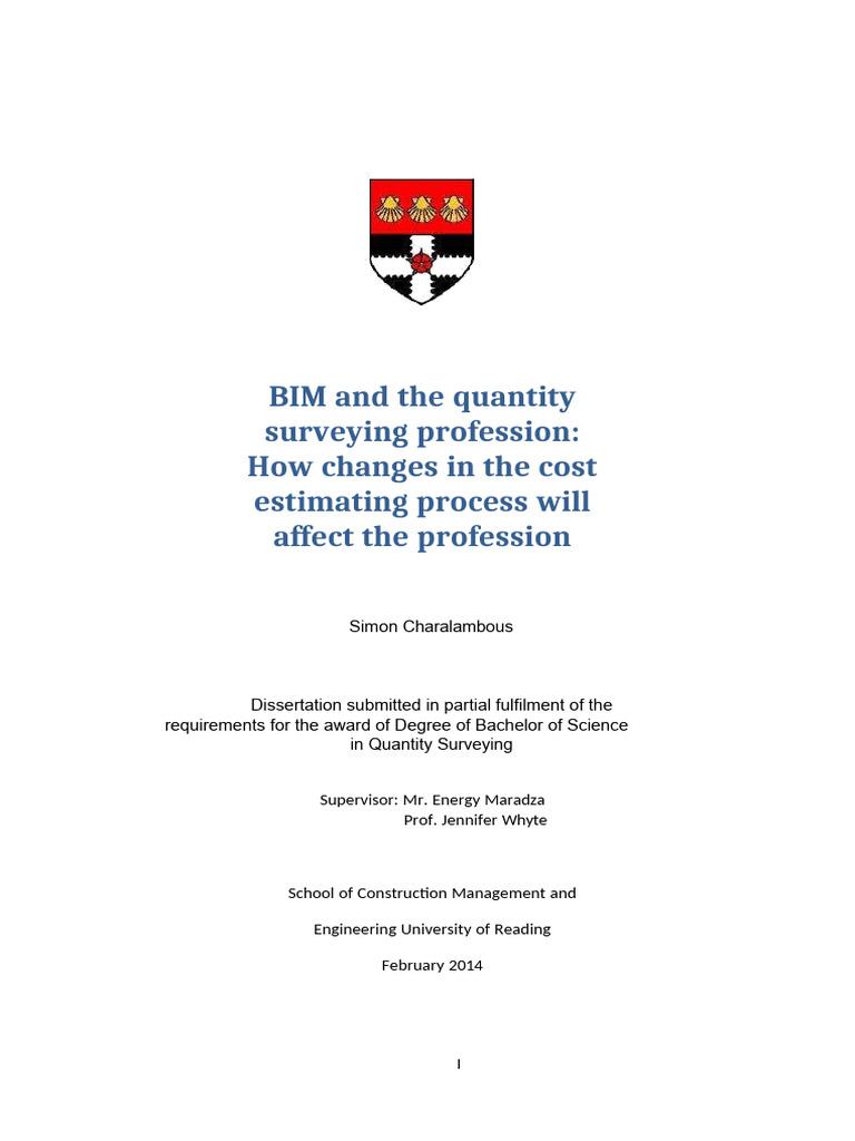 BIM and The Quantity Surveying Professio | PDF | Building Information ...