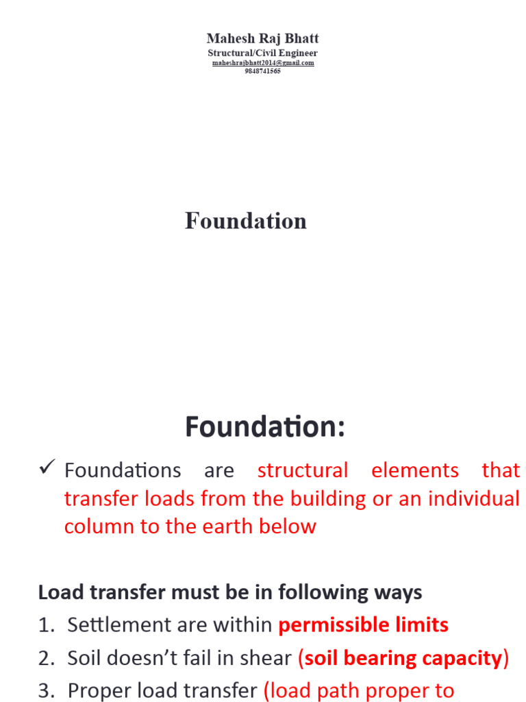 Foundation Pdf Foundation Engineering Deep Foundation