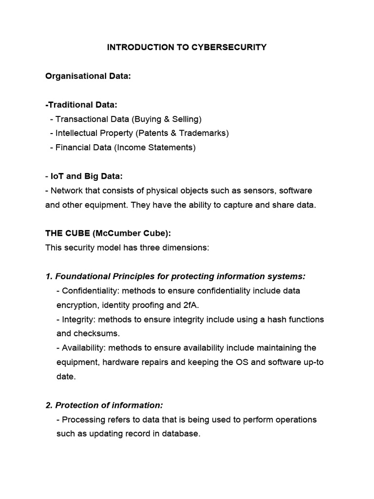 Introduction to cybersecurity notes pdf malware information security
