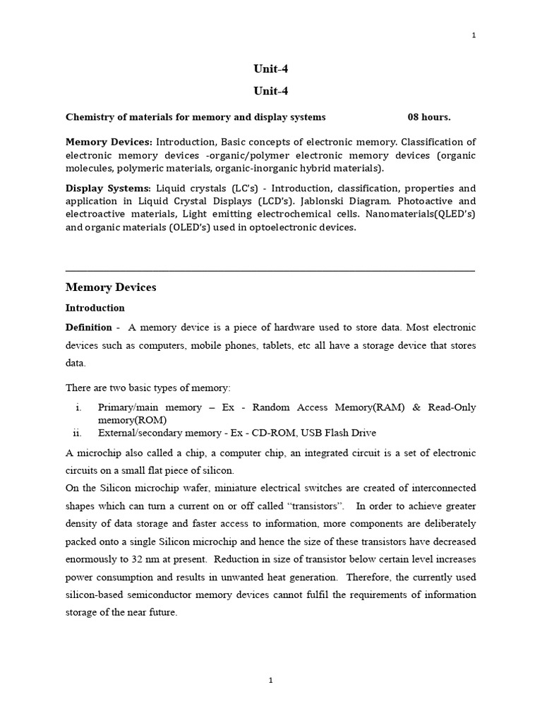 Unit 4 notes cs cluster pdf liquid crystal oled