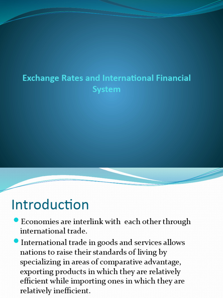 Understanding Exchange Rates and Trade | PDF | Exchange Rate | Debits ...