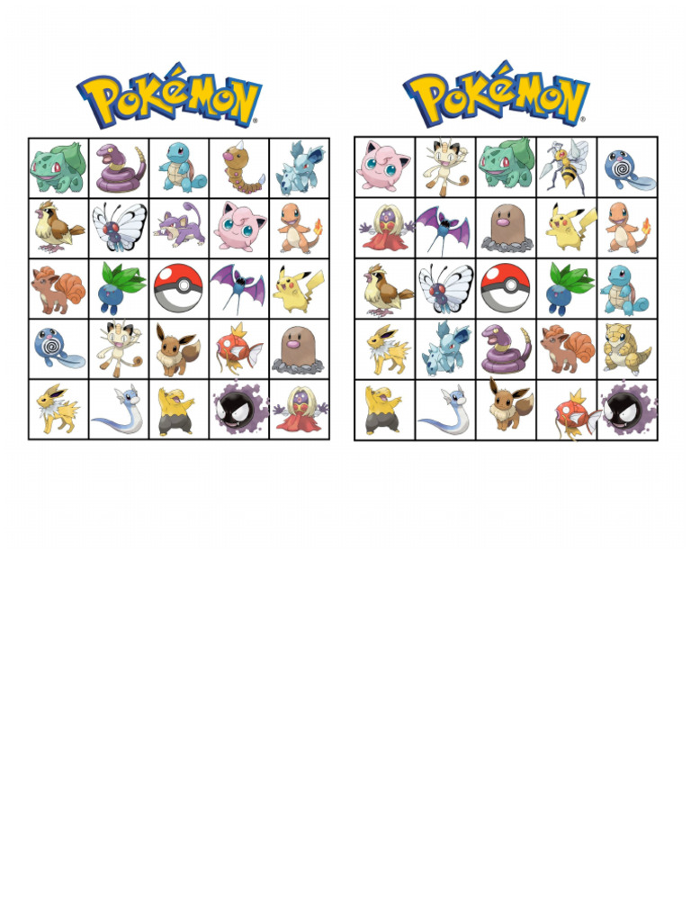 Loto Pokémon 3 | PDF