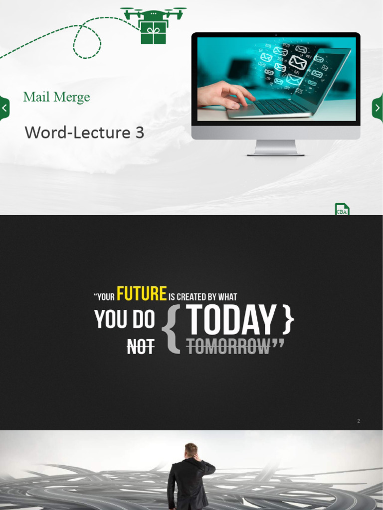 MS Word 3 Mail Merge | PDF | Mail | Spreadsheet