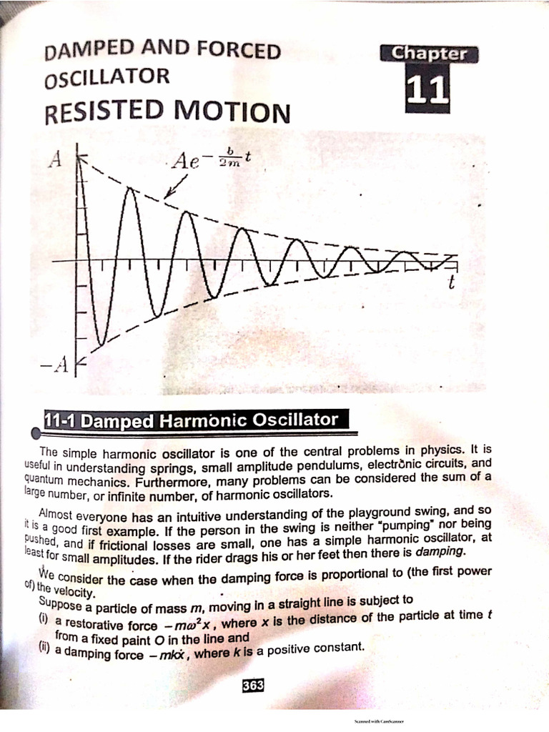Damped Lecture 43 To 45) | PDF