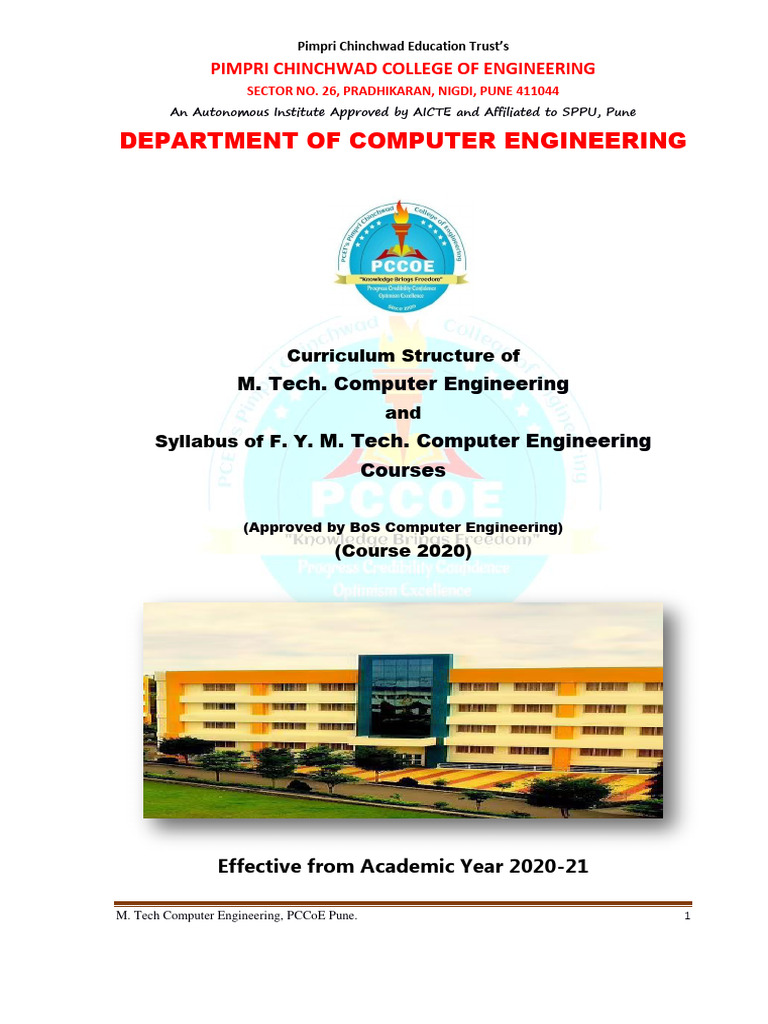 M.Tech Computer Engineering Syllabus | PDF | Statistics | Business ...