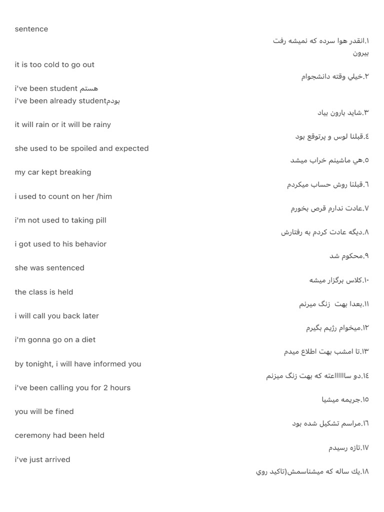 Common English Expressions Translated | PDF