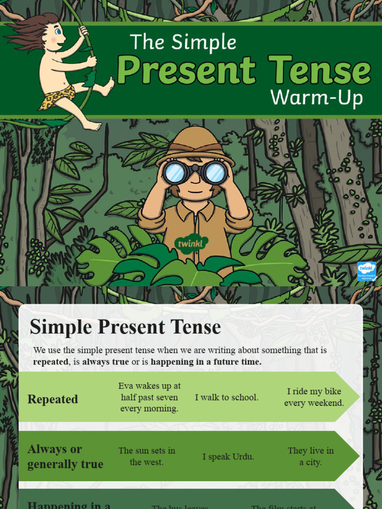 Simple Present Tense Grammar Guide | PDF | Verb | Linguistic Morphology