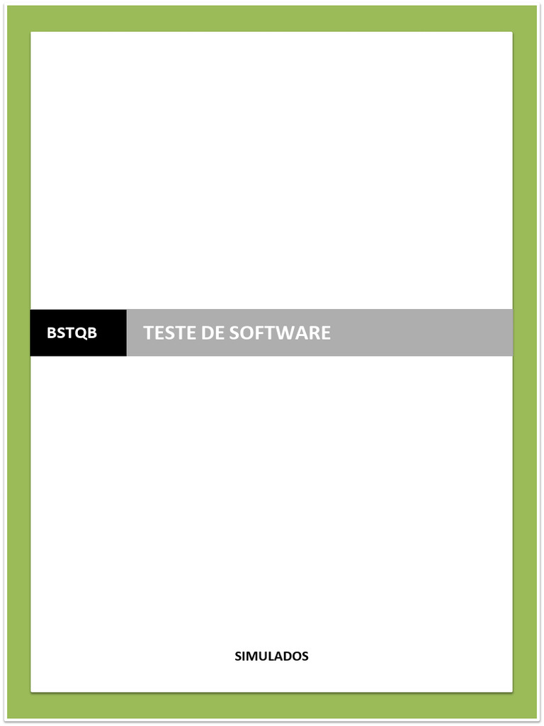 Teste de Software | PDF | Testes de software | Desenvolvimento tecnológico